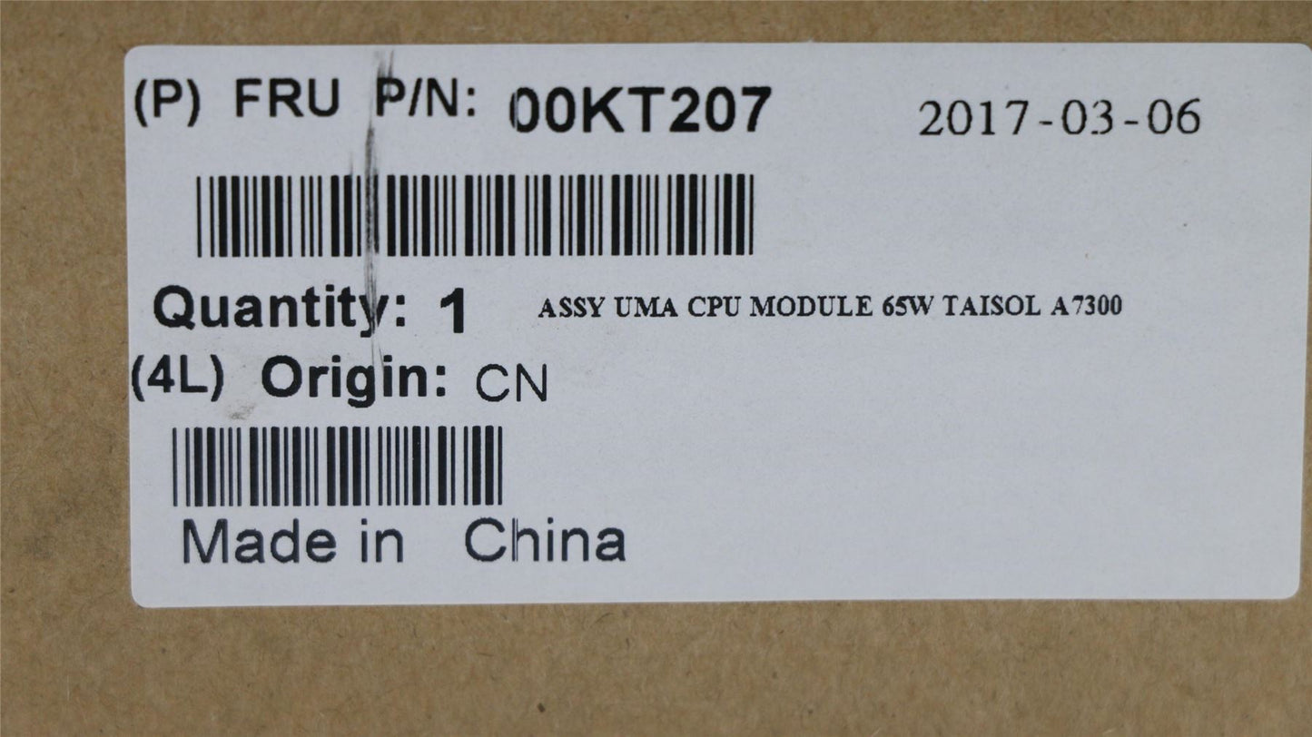Lenovo 00KT207 HEATSINK Heatsink 65W W/O Fan
