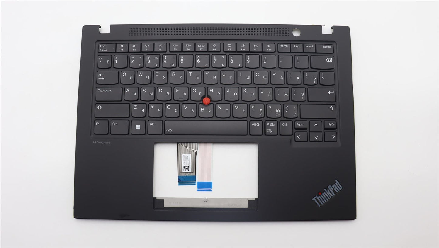 Lenovo ThinkPad T14s Gen 4 Keyboard Palmrest Top Cover Russian Black 5M11L92904