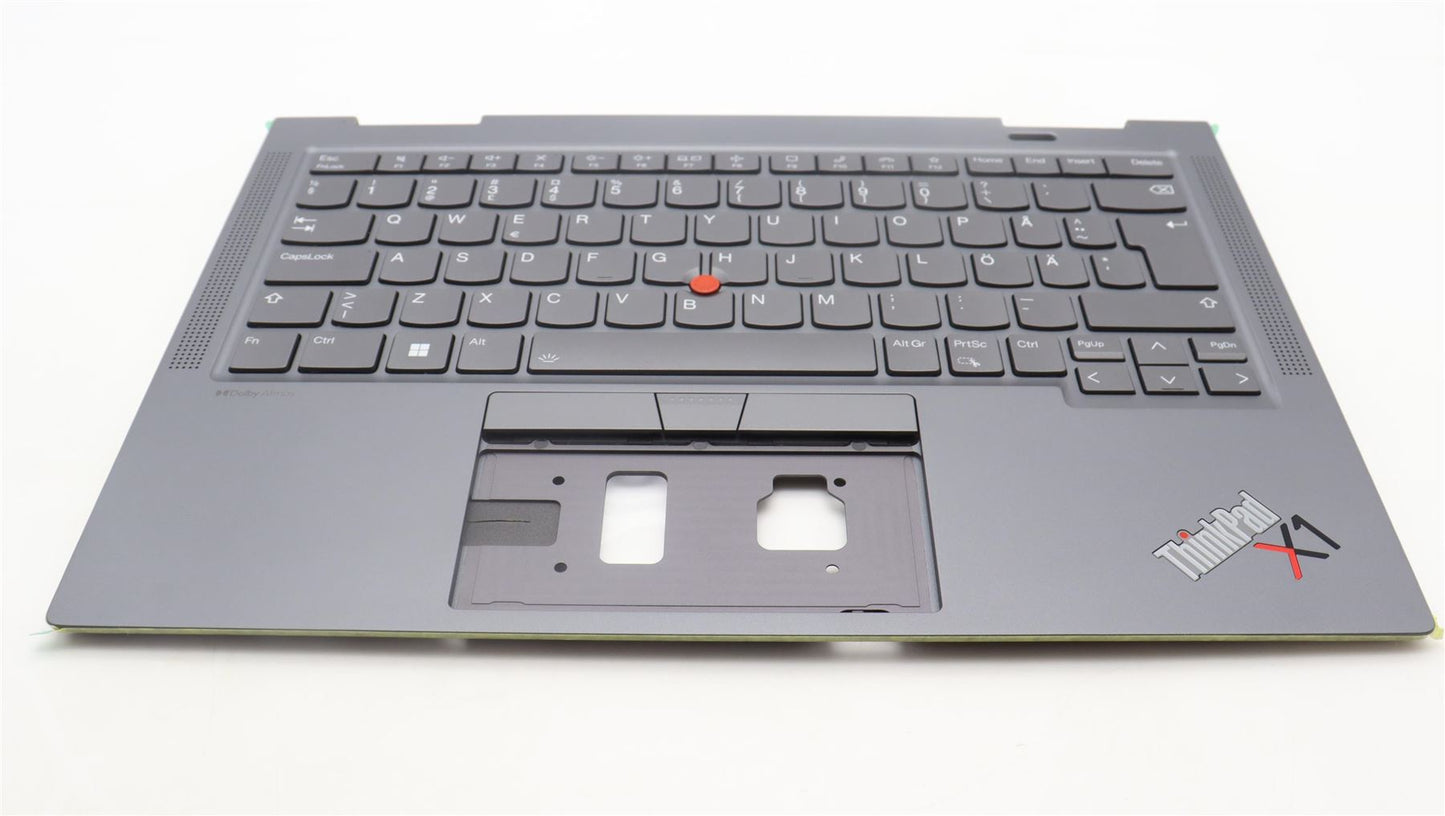 Lenovo ThinkPad X1 8th Gen Keyboard Palmrest Top Cover Grey Backlit 5M11H62488