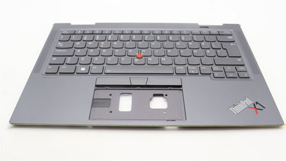 Lenovo ThinkPad X1 8th Gen Keyboard Palmrest Top Cover Grey Backlit 5M11H62488