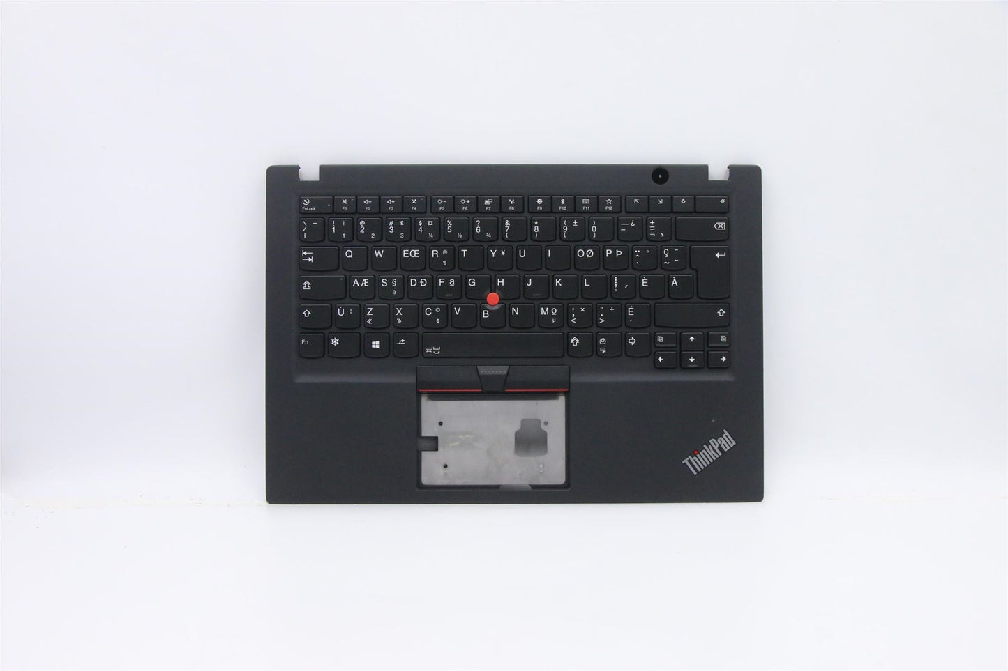 Lenovo ThinkPad T490s Keyboard Palmrest Top Cover Canadian French Black 02HM205