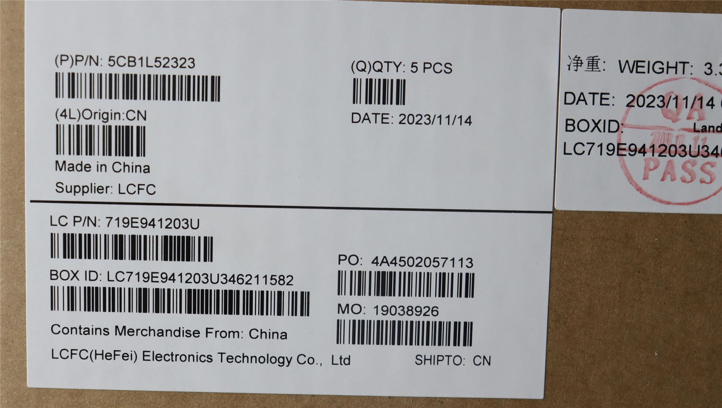 Lenovo Upper Case ASM_BEL L82X8 FP NBL AG 5CB1L52323