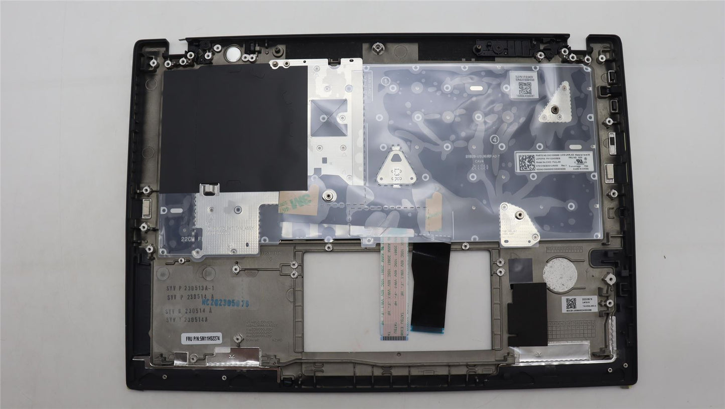 Lenovo ThinkPad T14s Gen 3 Keyboard Palmrest Top Cover Ukrainian 5M11H52267