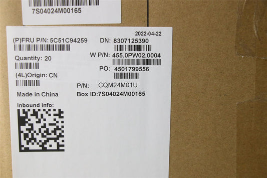 Lenovo FRUSubCard SENSOR BOARD_CS213548 5C51C94259
