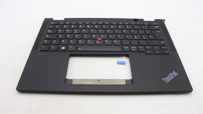 Lenovo ThinkPad X13 Gen 4 Keyboard Palmrest Top Cover Italian Black 5M11L64133