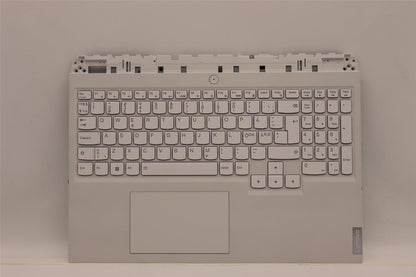 Lenovo 5 16IAH7H Palmrest Cover Touchpad Keyboard Nordic Storm Grey 5CB1F38571