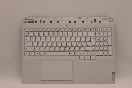 Lenovo 5 16IAH7H Palmrest Cover Touchpad Keyboard Nordic Storm Grey 5CB1F38571