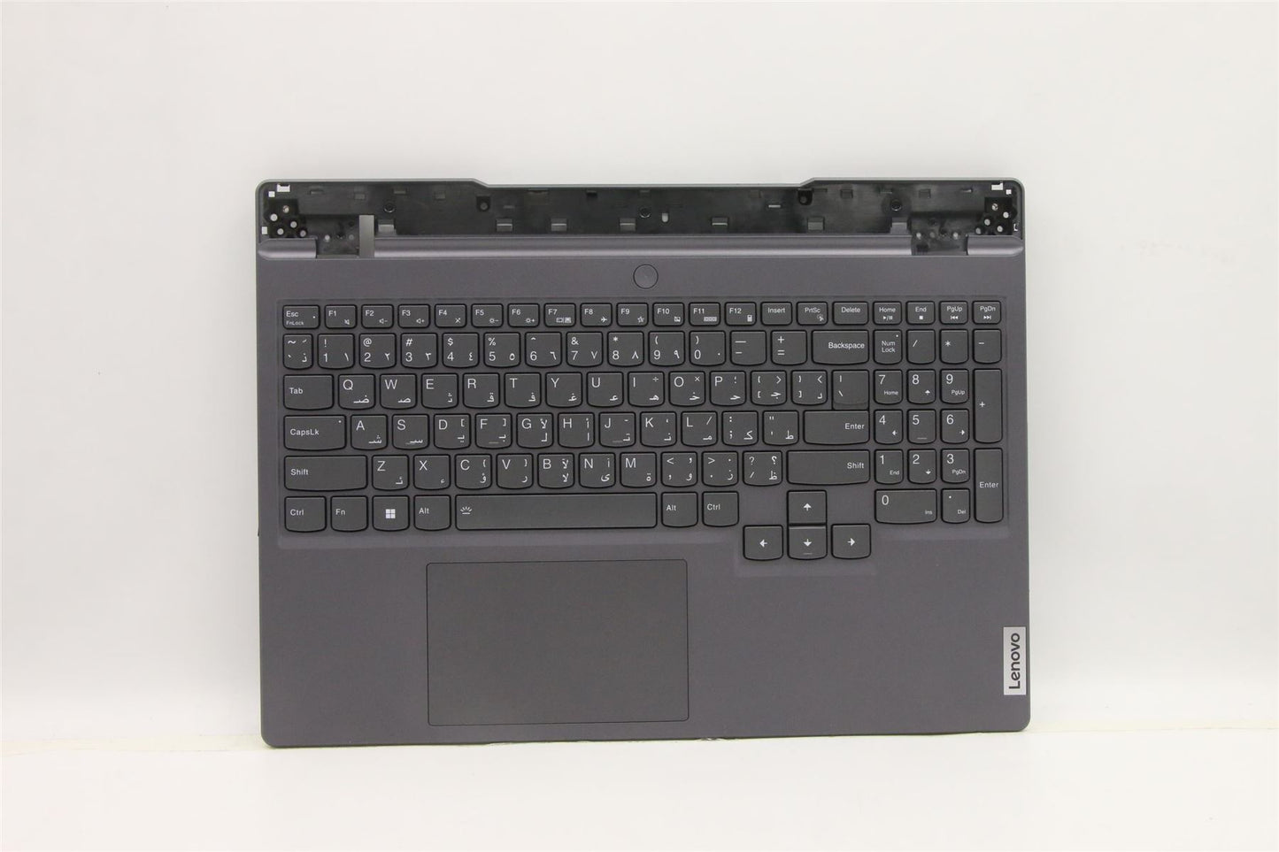 Lenovo 5 15IAH7 Palmrest Cover Touchpad Keyboard Arabic Storm Grey 5CB1H22917