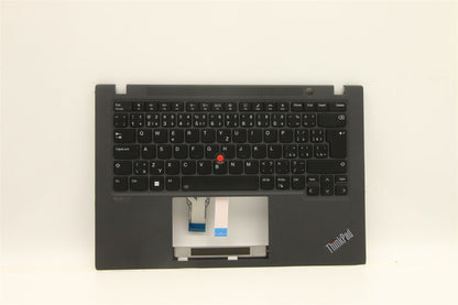 Lenovo ThinkPad T14s 2 Keyboard Palmrest Top Cover Czech Black 5M11A37540