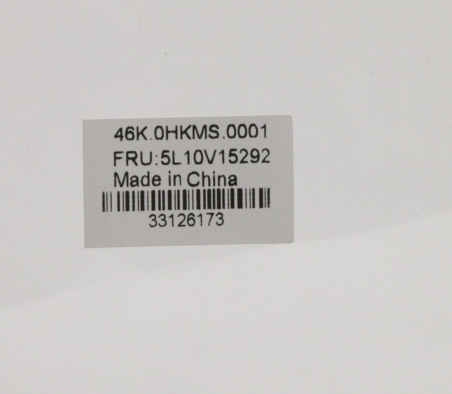 Lenovo 5L10V15292 LABEL Ares FRU GEO Label Kit Black