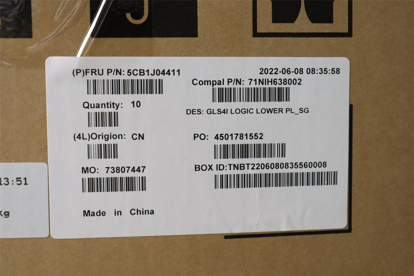 Lenovo Lower Case C 82SD PL_SG 5CB1J04411