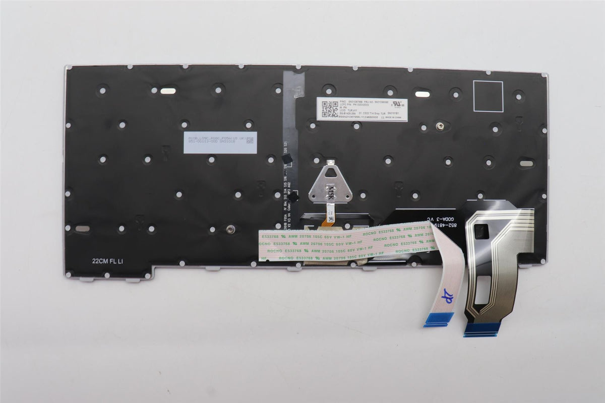Lenovo NB_KYB CS22 FL TOP,GR-BL,LTN,TUR Greek Turkish Keyboard 5N21D68368