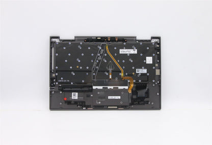 Lenovo Yoga X1 5th Keyboard Palmrest Top Cover US International Grey 5M10Z37086