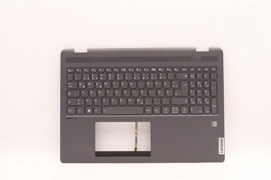 Lenovo Flex 5 16ALC7 Palmrest Touchpad Cover Keyboard German Grey 5CB1H80088