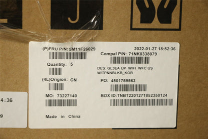 Lenovo MECH_ASM FRU ASM Cc WIFI_WFC NBLKB KOR 5M11F26029