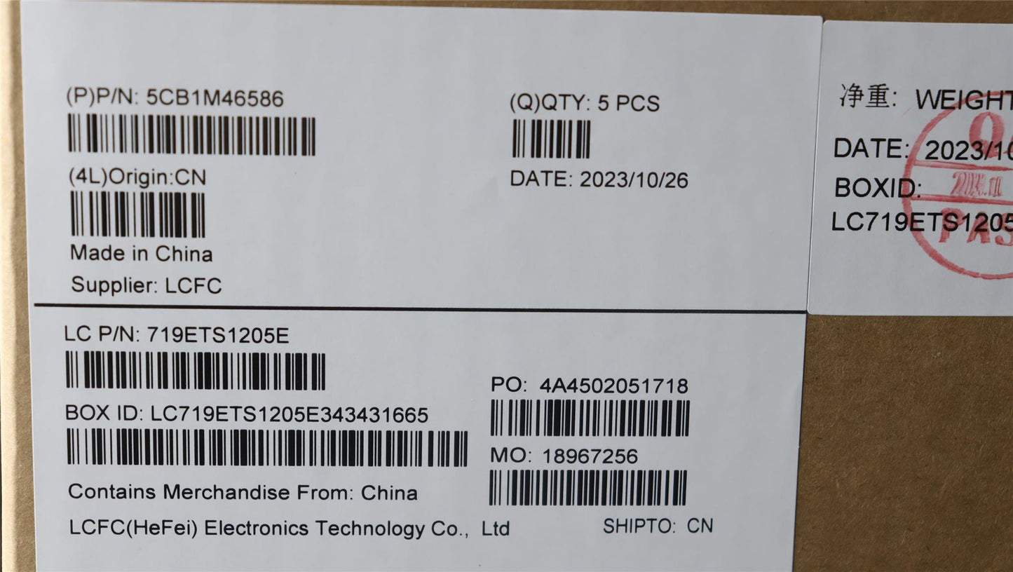Lenovo IdeaPad 3 14IAH8 Palmrest Cover Touchpad Keyboard Belgian 5CB1M46586