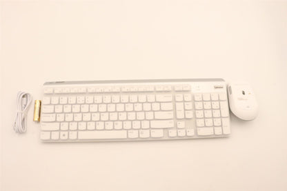 Lenovo Keyboard_Mouse,Wireless,Indian,Cloud Grey Keyboard 5KM1B81371