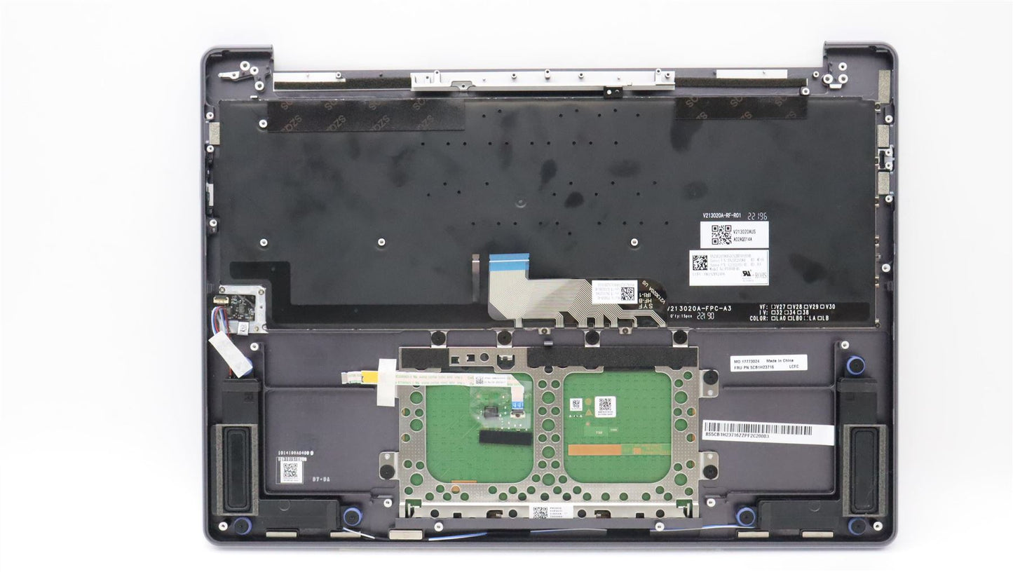 Lenovo IdeaPad 9 14IAP7 Palmrest Cover Touchpad Keyboard Russian Grey 5CB1H23716