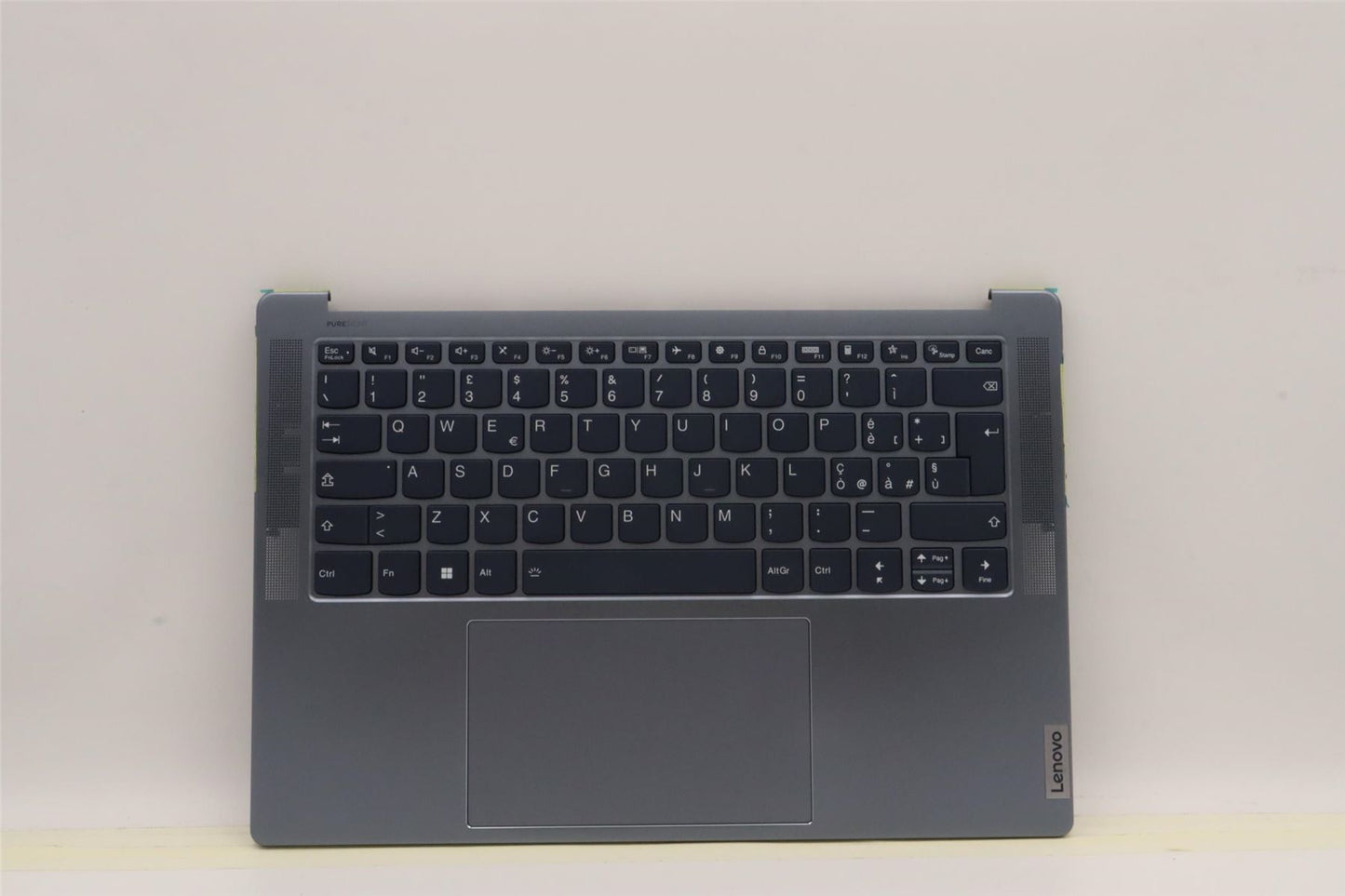 Lenovo Yoga 7 14IAH7 Palmrest Cover Touchpad Keyboard Italian 5CB1J23808