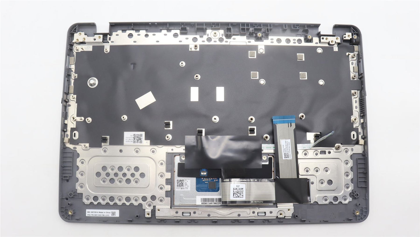 Lenovo 14e Gen3 IP 3 14IAN8 Keyboard Palmrest Top Cover UK Black 5M11H61787