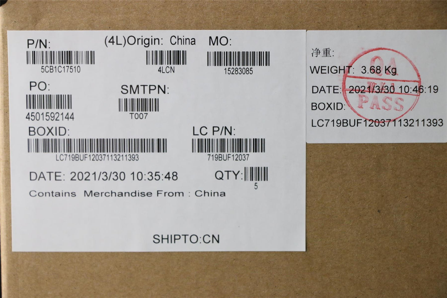 Lenovo Upper Case ASM_CZE/SLK L82KD BKTEX 5CB1C17510