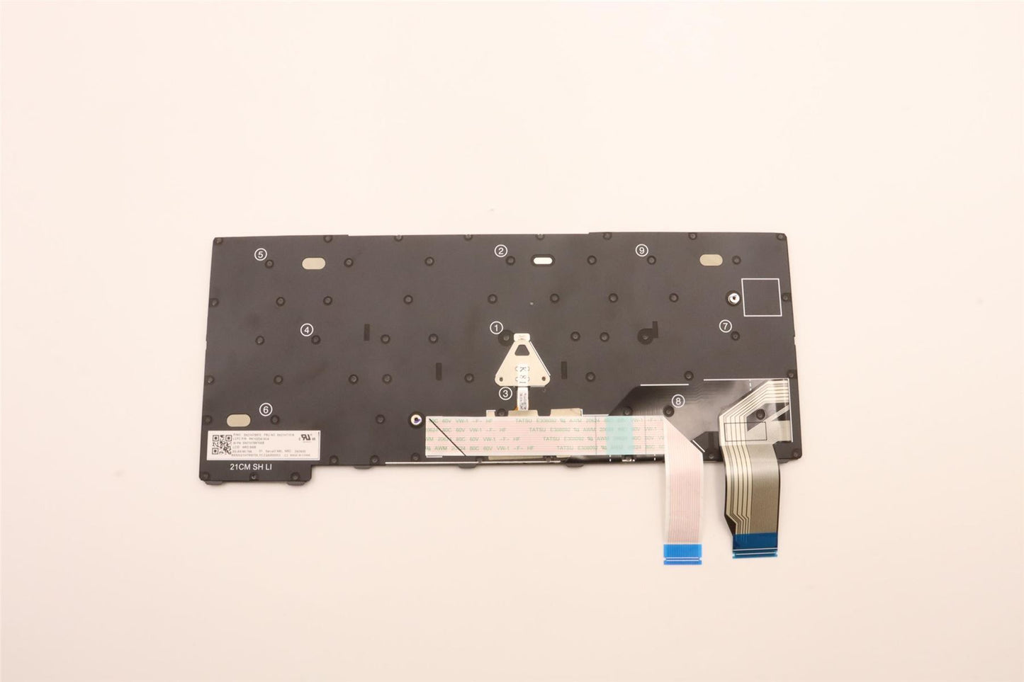 Lenovo ThinkPad X13 Gen 3 L13 Gen 4 Keyboard Nordic Black 5N21H76798