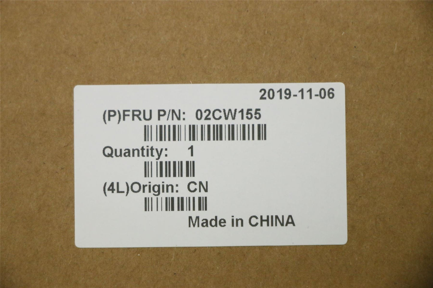 Lenovo SCREW #6-32xL15 Screw,Black,WST 02CW155