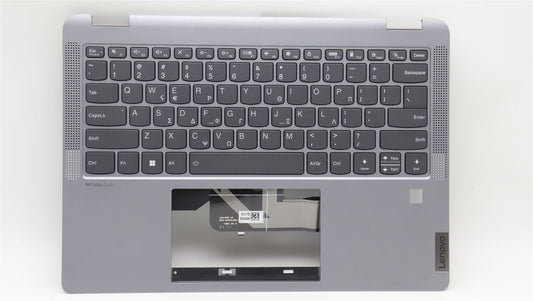 Lenovo IdeaPad 5 14ABR8 Keyboard Palmrest Top Cover Greek Arctic Grey 5CB1K20802