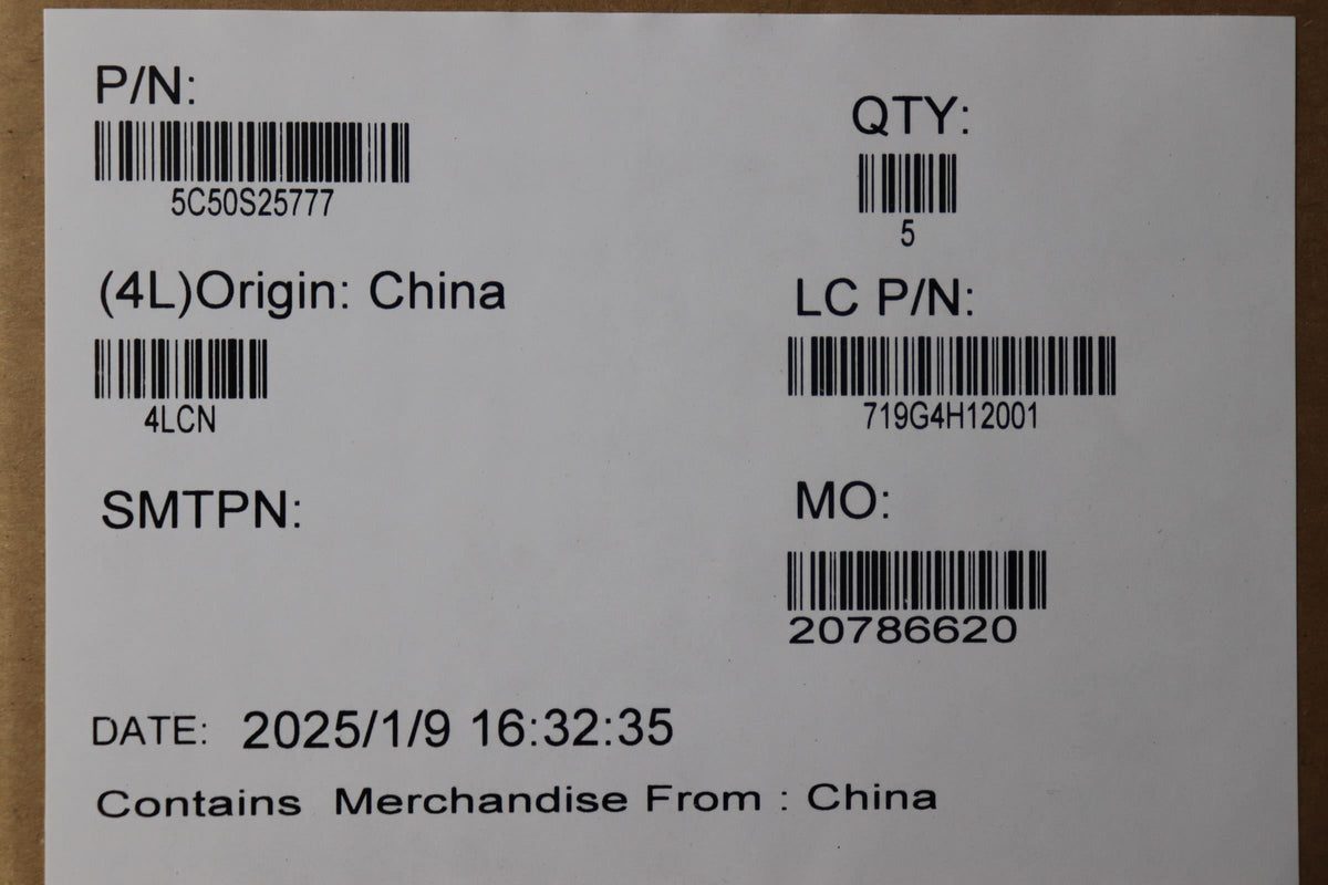 Lenovo CARDPOP L 83JM for IO Board 5C50S25777