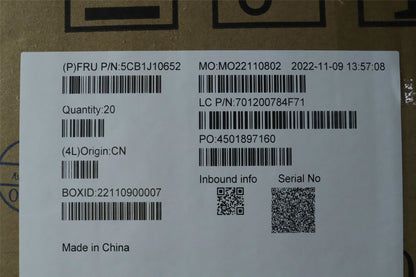 Lenovo Upper Case ASM_HBW WT 82TQ BL SG 5CB1J10652