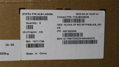 Lenovo ThinkBook 14 G4 IAP Palmrest Cover Touchpad Keyboard Grey 5CB1J09096