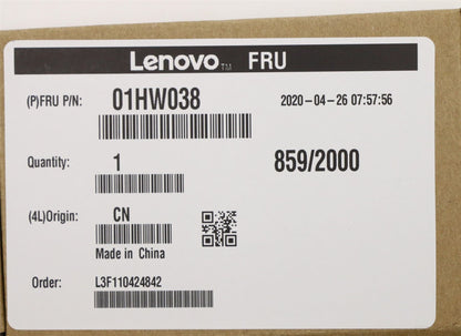 Lenovo ThinkPad T480s Webcam Caméra Web Caméra Caméra 01HW038