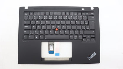 Lenovo ThinkPad T14s Gen 4 Keyboard Palmrest Top Cover Black Backlit 5M11J05868