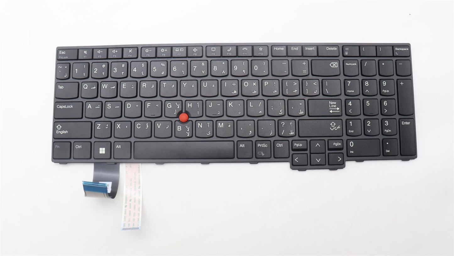 Lenovo ThinkPad T16 Gen 1 P16s Gen 1 L15 Gen 3 s Keyboard Arabic 5N21D93728