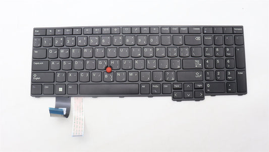 Lenovo ThinkPad T16 Gen 1 P16s Gen 1 L15 Gen 3 s Keyboard Arabic 5N21D93728
