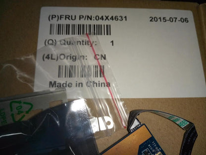 Lenovo FRU Sub Card Fingerprint FPR Board 04X4631