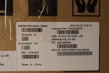 Lenovo UpperCaseASM_FRA/ENG C21DM AB BL N 5CB1J10053