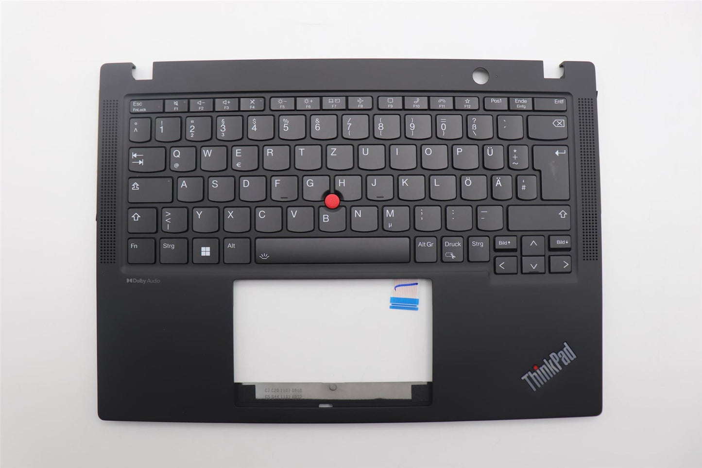 Lenovo ThinkPad X13 Gen 4 Keyboard Palmrest Top Cover German Black 5M11L86169