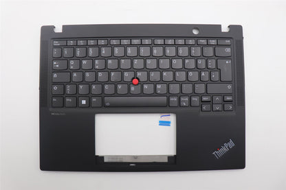 Lenovo ThinkPad X13 Gen 4 Keyboard Palmrest Top Cover German Black 5M11L86169