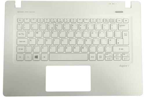 Acer Aspire V3-371 Palmrest Cover Keyboard UK White 60.MPHN1.032