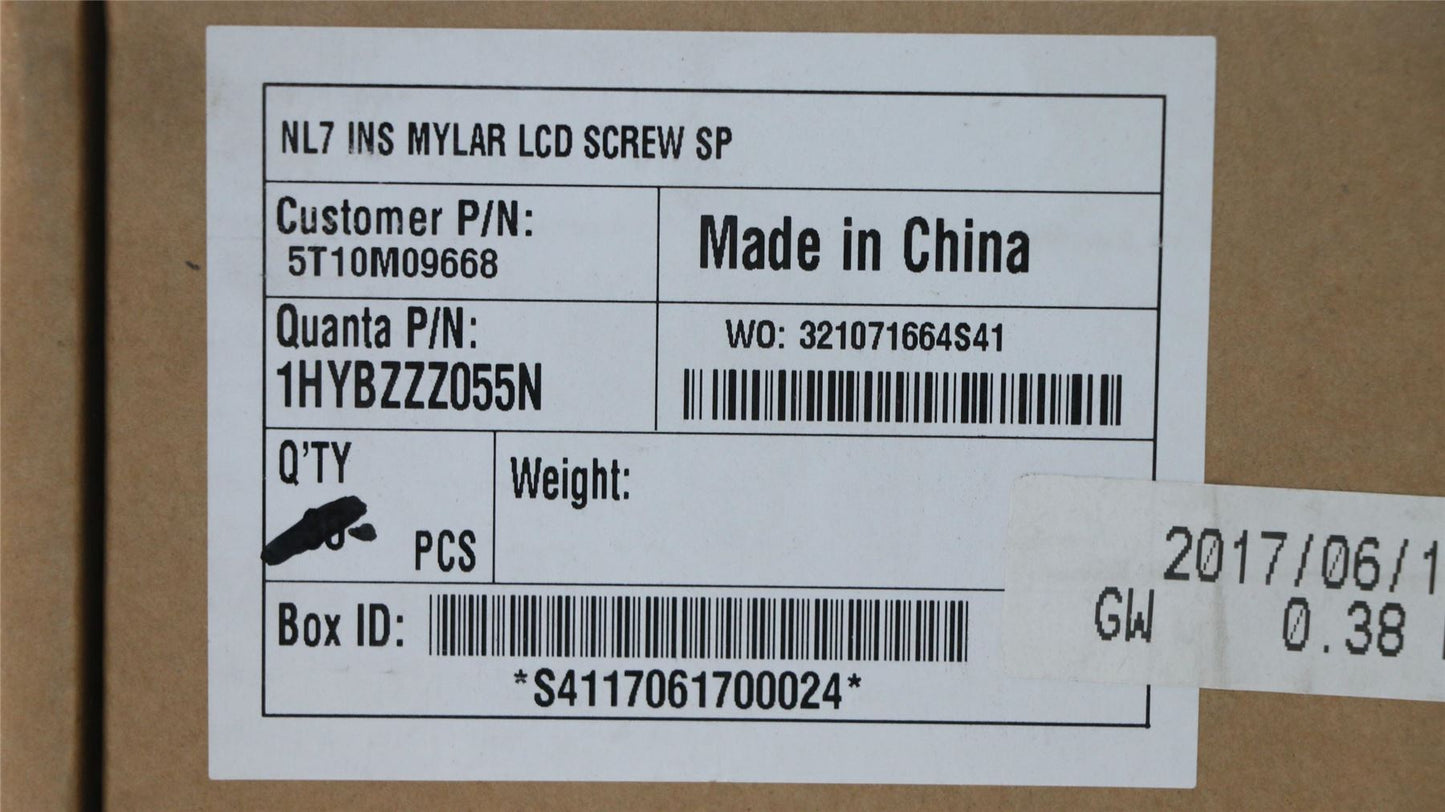 Lenovo TAPE TAPE mylar Q 80US LCD SCREW 5T10M09668