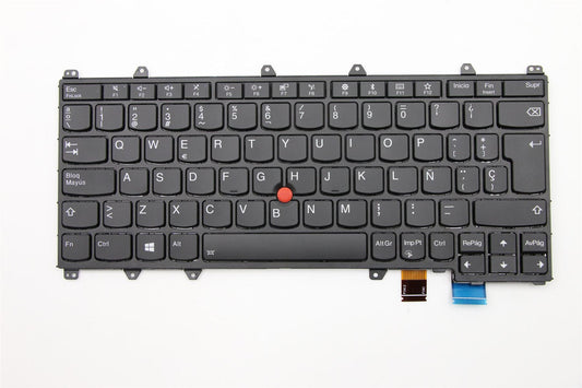 Lenovo Yoga 370 Keyboard Spanish Black Backlit 01EN396