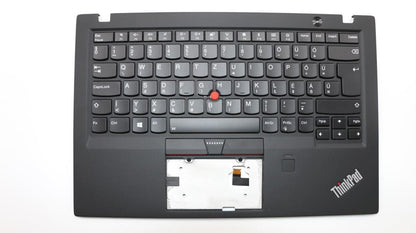 Lenovo Carbon X1 5th Keyboard Palmrest Top Cover Hungarian Black 01LX516