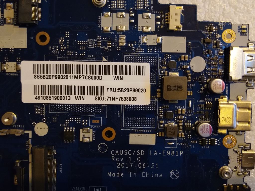 Lenovo MB C 80YB WIN A69220 UMA 5B20P99020