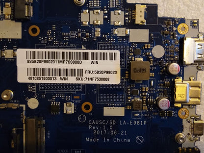 Lenovo MB C 80YB WIN A69220 UMA 5B20P99020