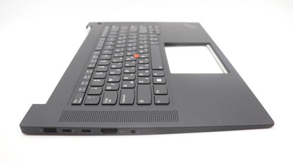 Lenovo ThinkPad P1 Gen 6 Keyboard Palmrest Top Cover Hebrew Black 5M11L89044
