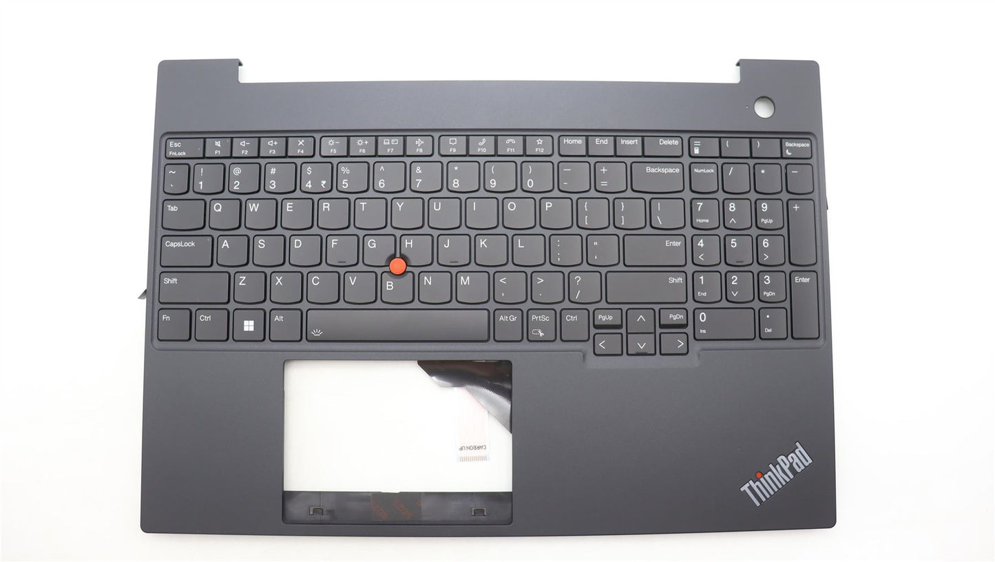 Lenovo ThinkPad E16 Gen 1 Keyboard Palmrest Top Cover India English 5M11L65385