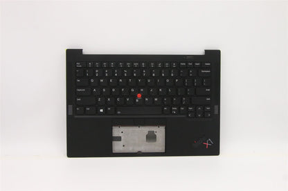 Lenovo Carbon X1 9th Keyboard Palmrest Top Cover US Black Backlit 5M11C53271