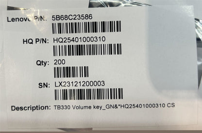 Lenovo TB330 Volume key_GN&*HQ25401000310 CS 5B68C23586