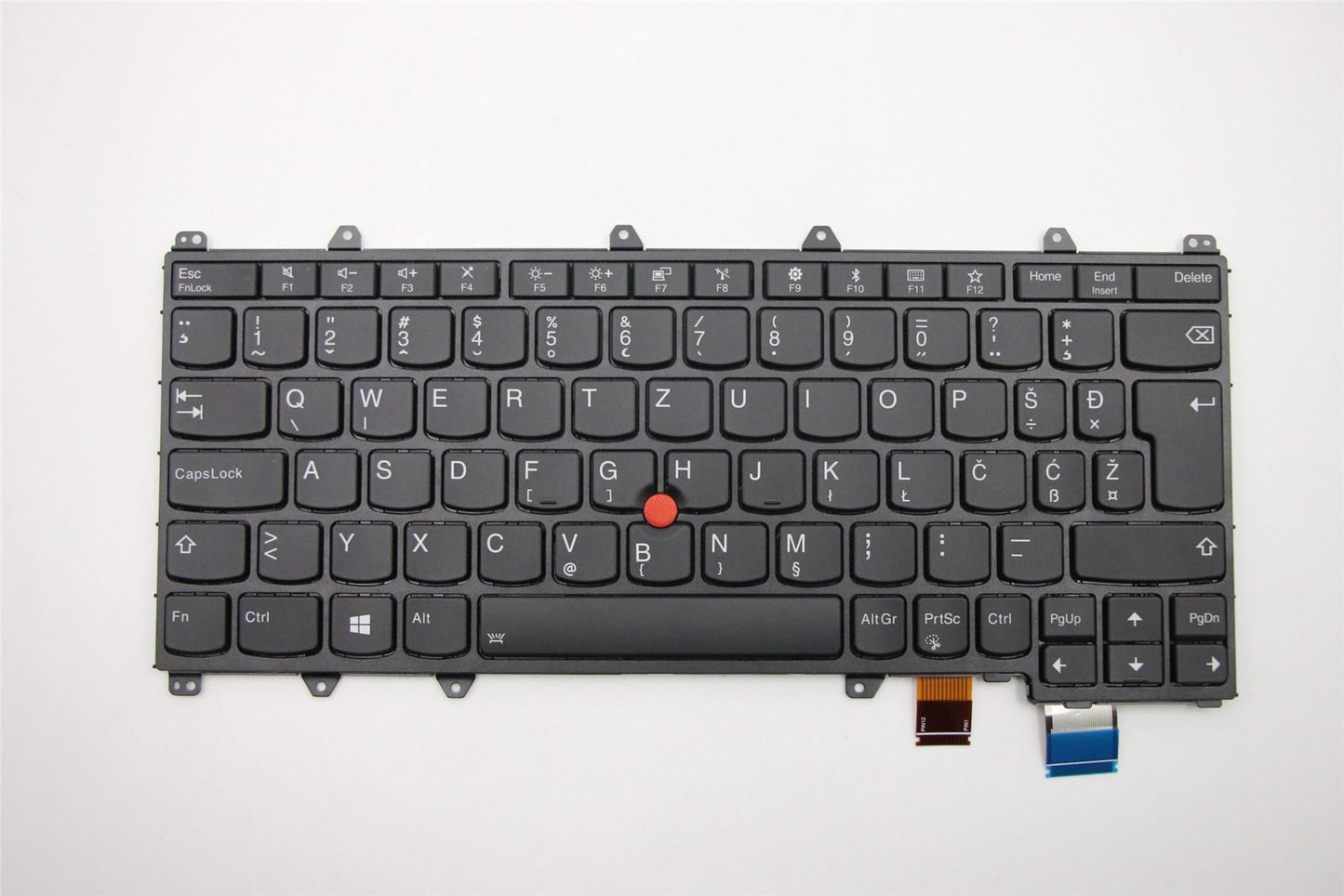 Lenovo Yoga X380 Keyboard Slovenian Black Backlit 01HW639